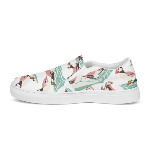 Puffin & Iceberg Canvas Shoes  Atlantic Canada-Inspired Footwear